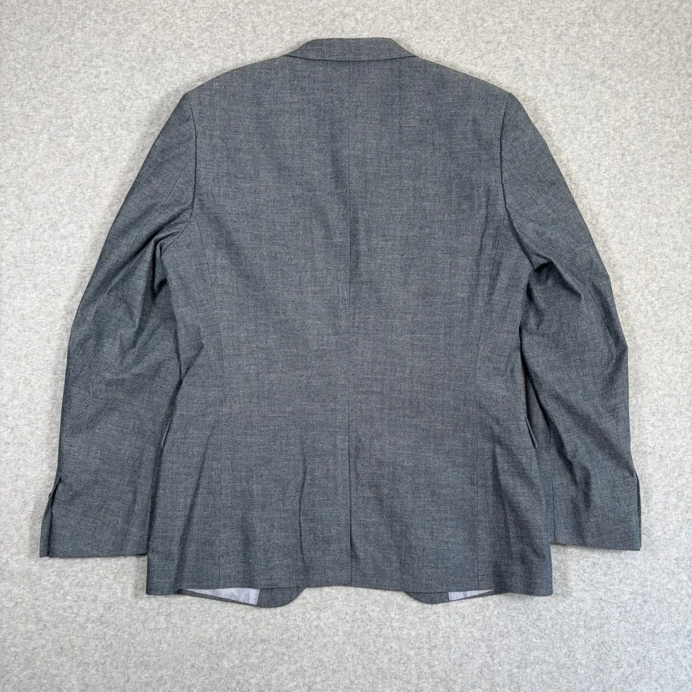 Banana Republic Blazer Mens 40 Regular Blue Tailored Slim Fit Cotton Sport Coat
